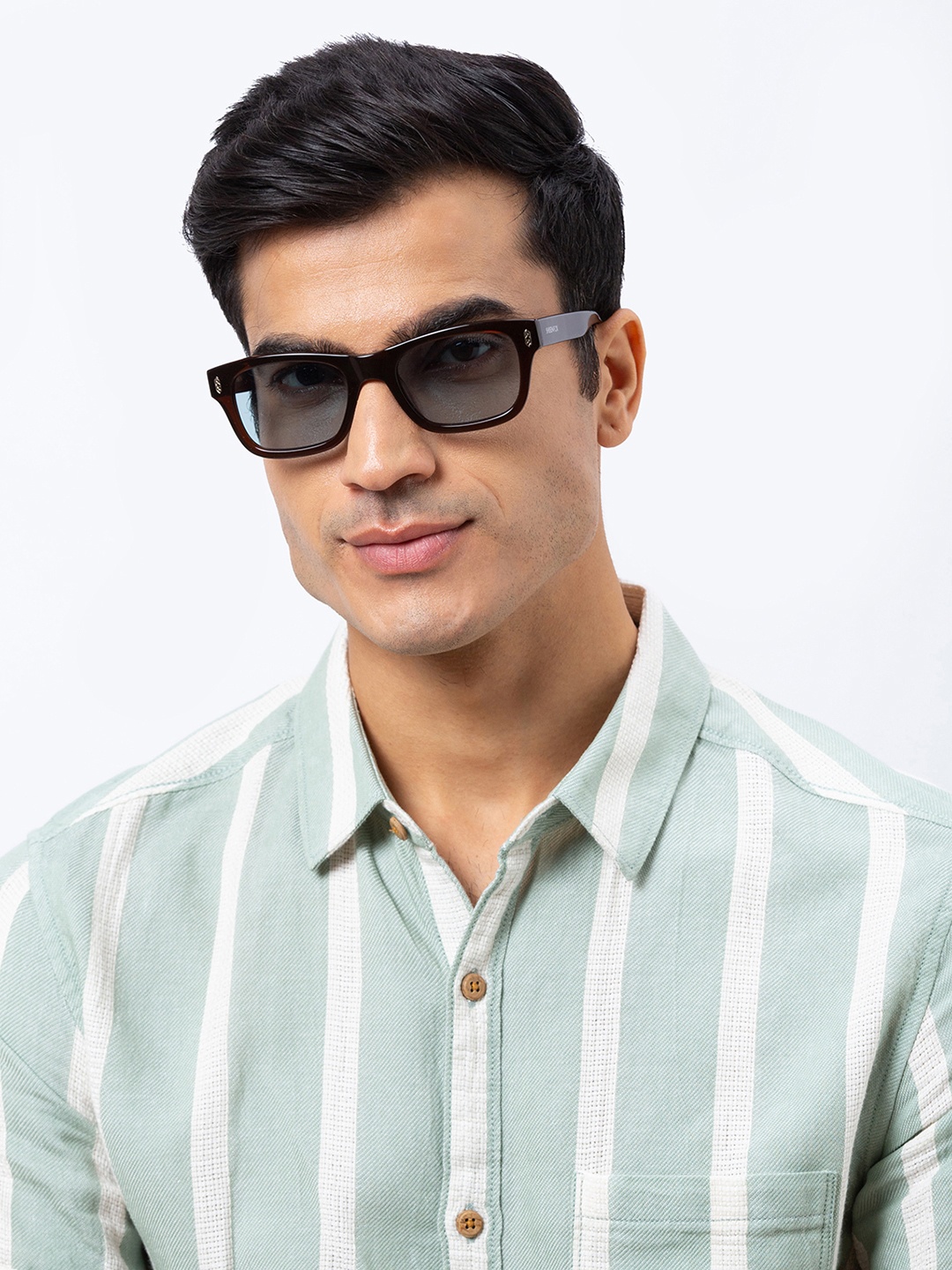 

Shisen Fox GAZO HONEY Unisex Sunglass 52, Brown