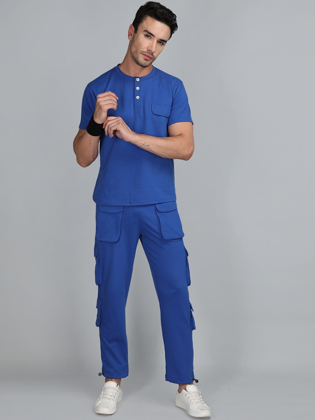 

CHKOKKO T-shirt With Trouser, Blue