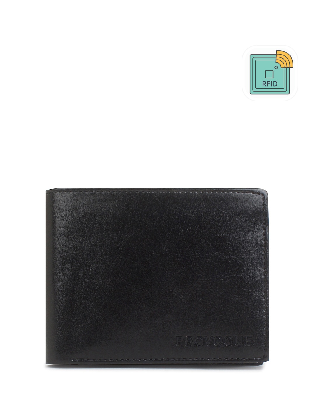 

Provogue Men Two Fold Wallet, Black