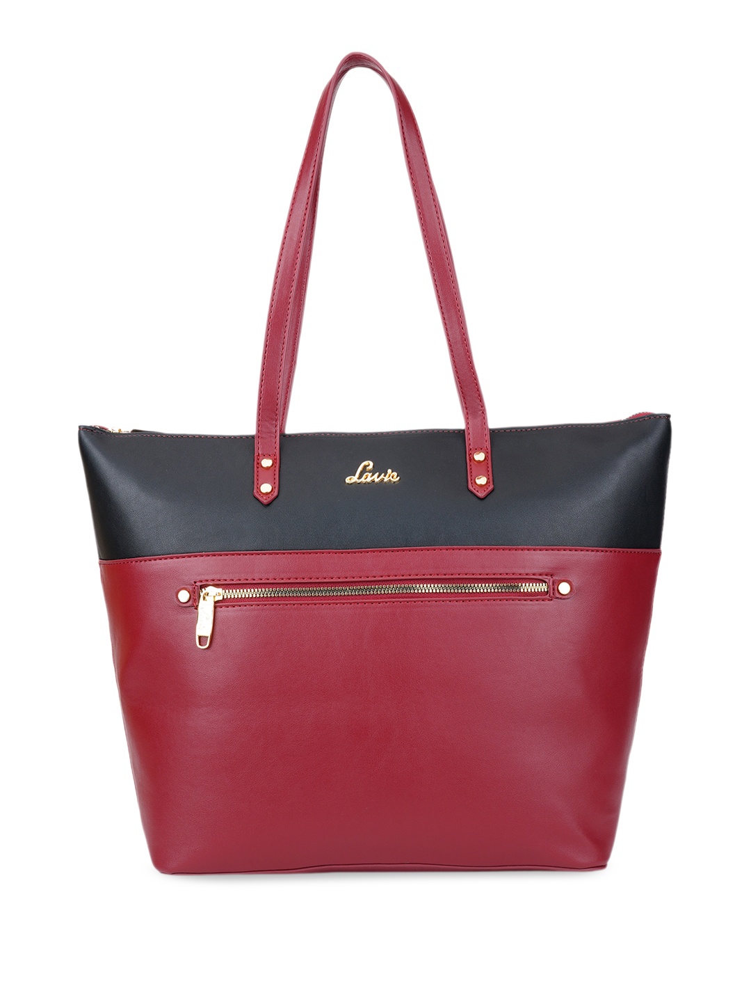

Lavie Colourblocked Structured Shoulder Bag, Burgundy