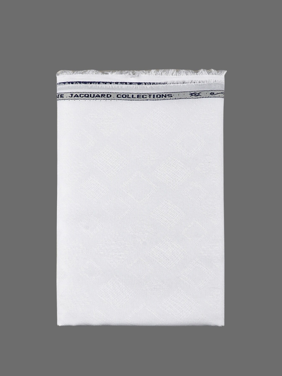 

Ramraj Men jacquard Design Pure Cotton Shirt Clothing Fabric, White
