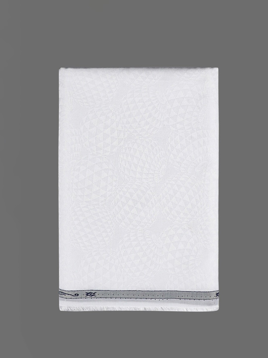 

Ramraj Men Jacquard Design Pure Cotton Shirt Clothing Fabric, White
