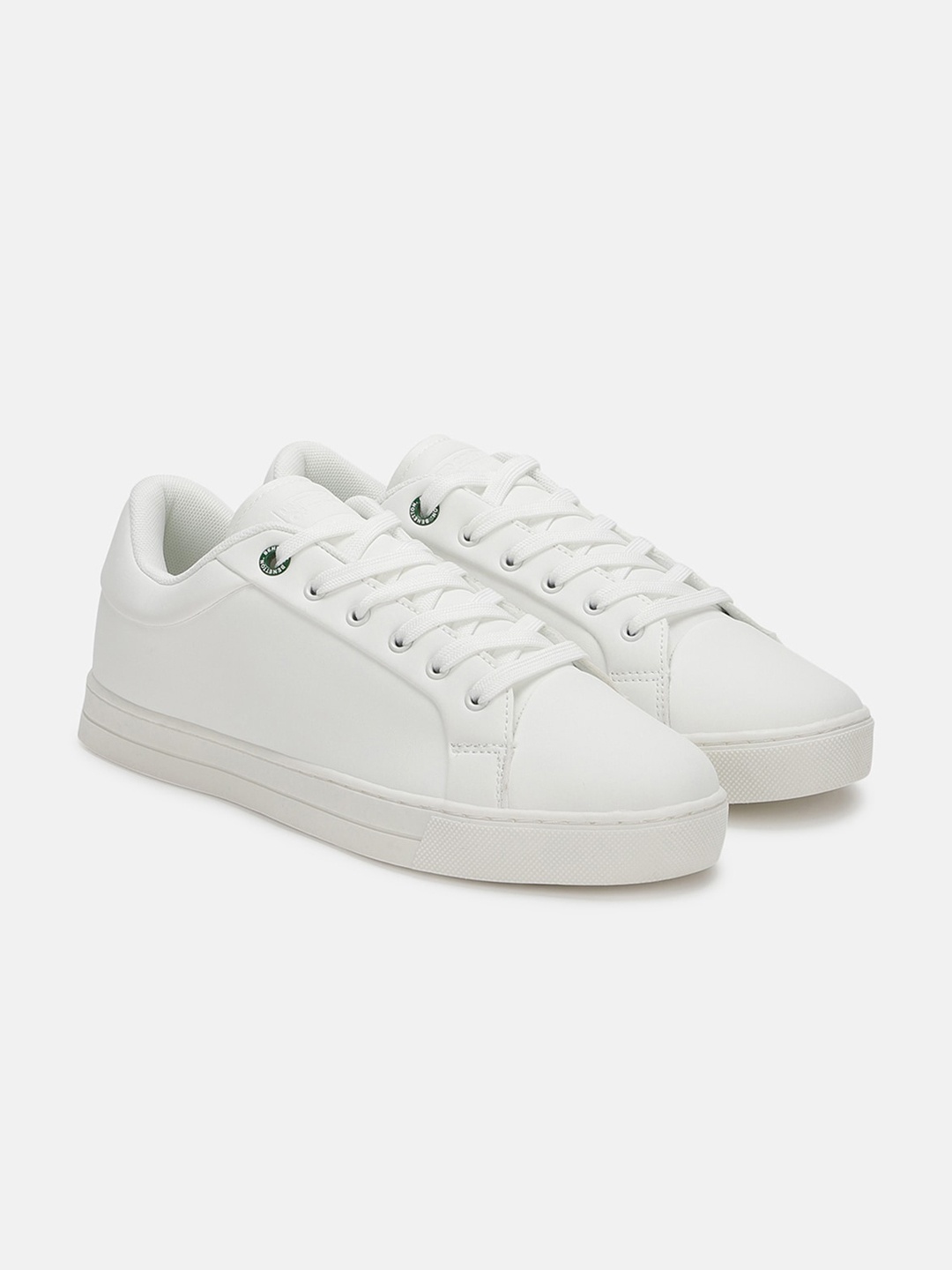 United Colors of Benetton Men Lace-Up Sneakers, White