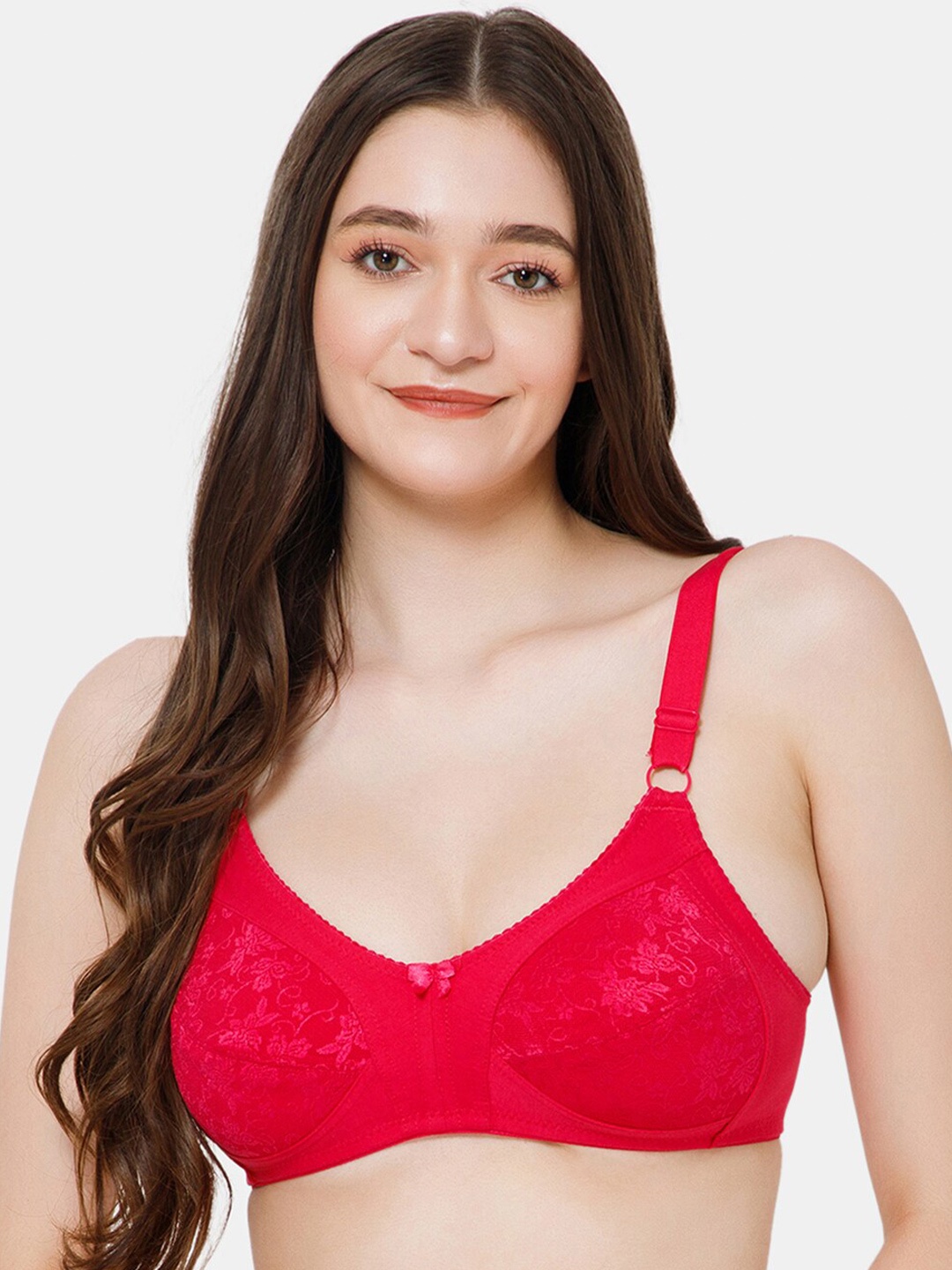 

Lady Lyka Medium Coverage Bra With All Day Comfort, Fuchsia