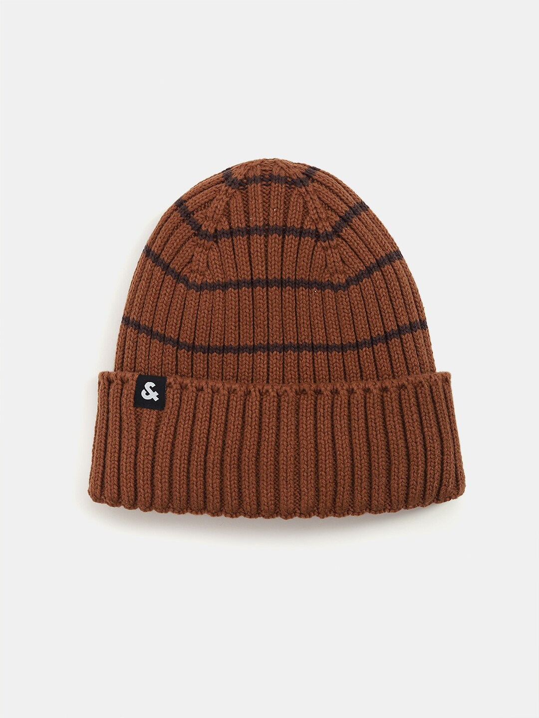 

Jack & Jones Men Self Design Beanie, Brown