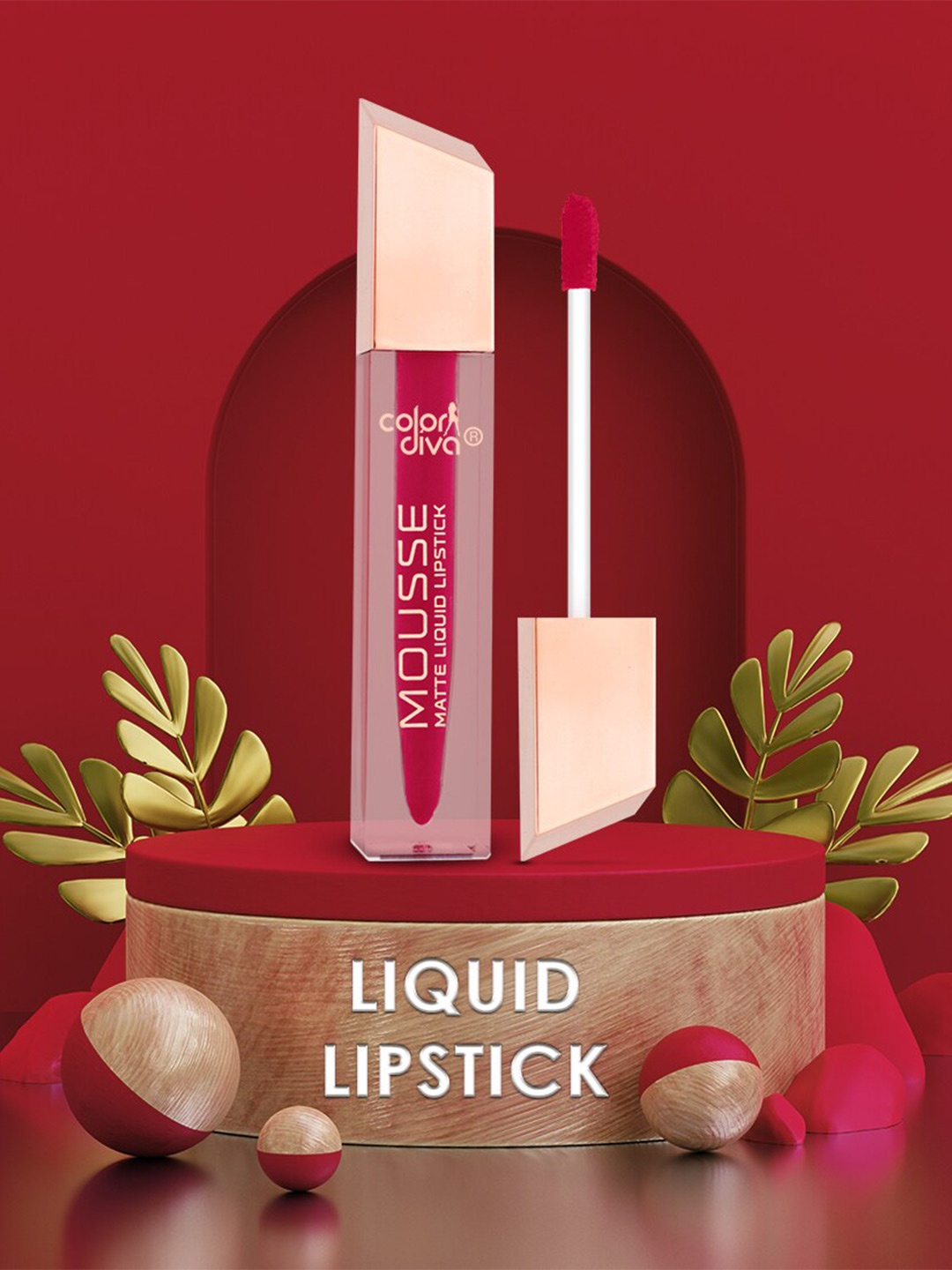

Adbeni Mousse Long Lasting Matte Liquid Lipstick Holly Berry 156, Red
