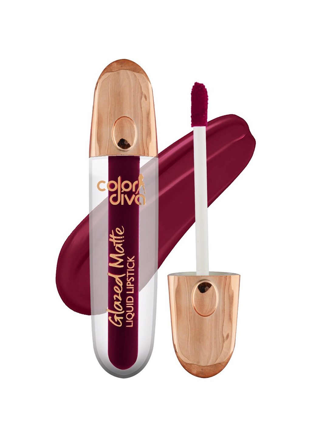 

Adbeni Color Diva Matte Liquid Lipstick - 5.5 ml - Wicked Glazed 107, Purple