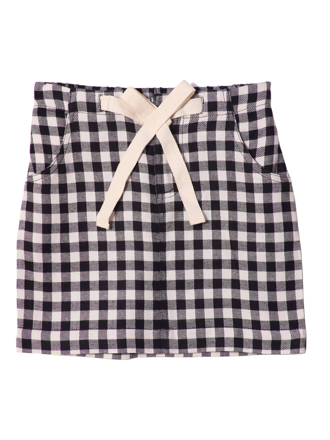 

IDK Girls Black & White Checked Pencil Skirt