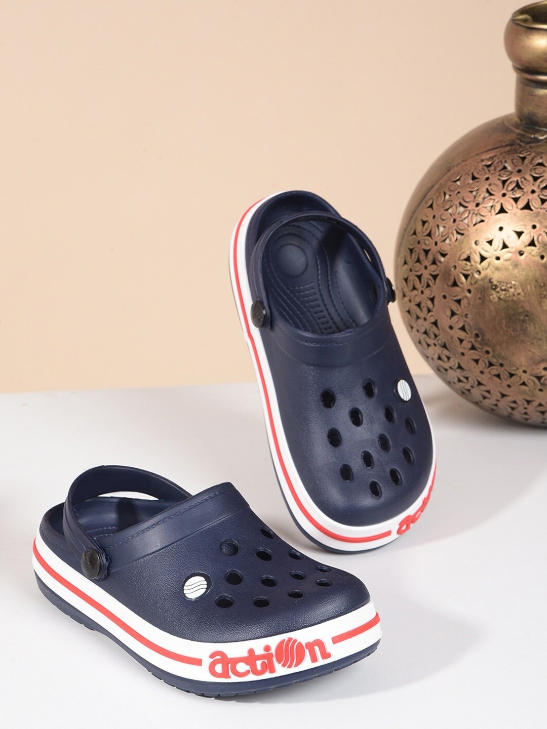 

Action Plus Women Self Design Clogs, Navy blue
