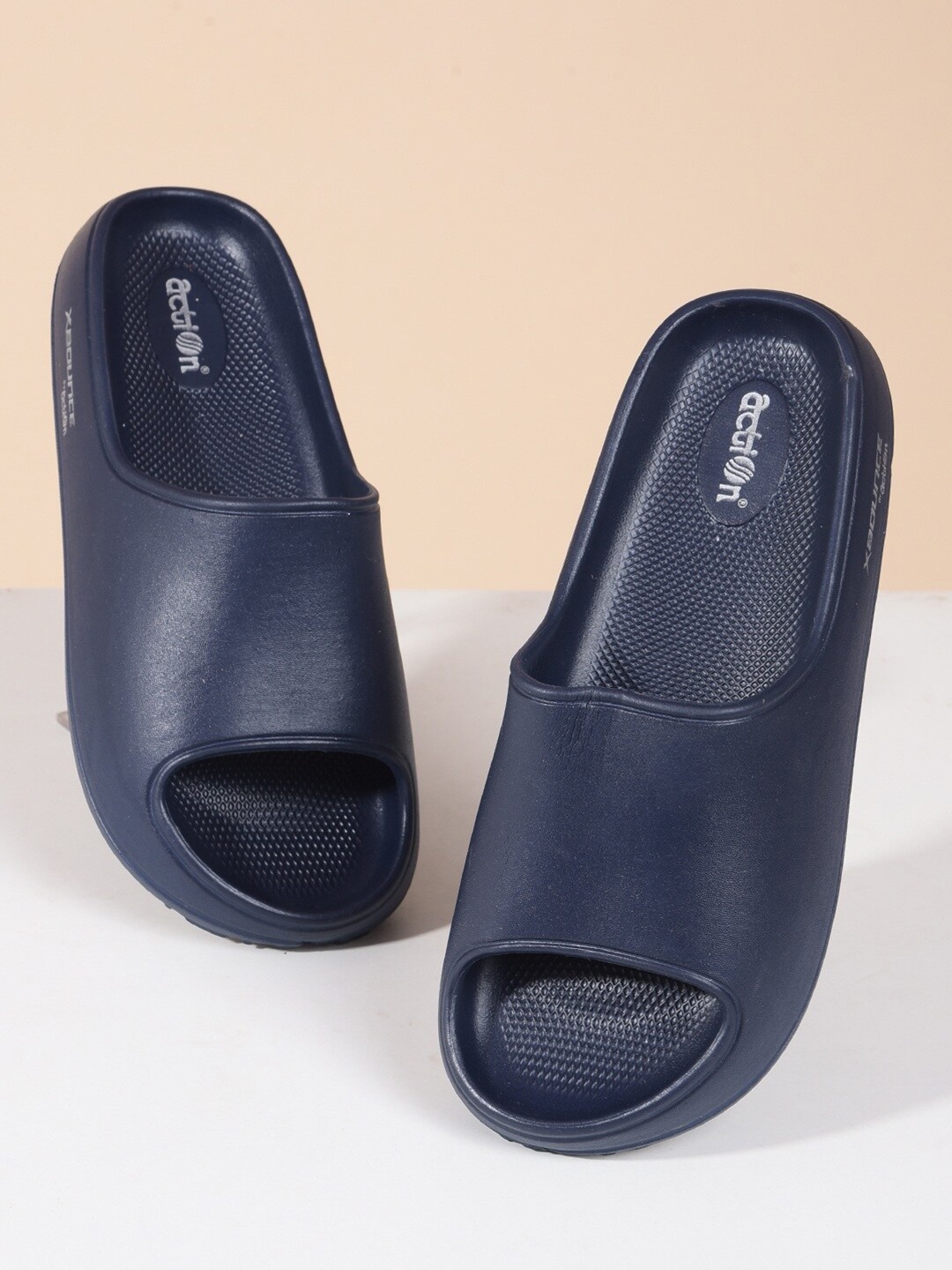 

Action Plus Women Rubber Sliders, Blue