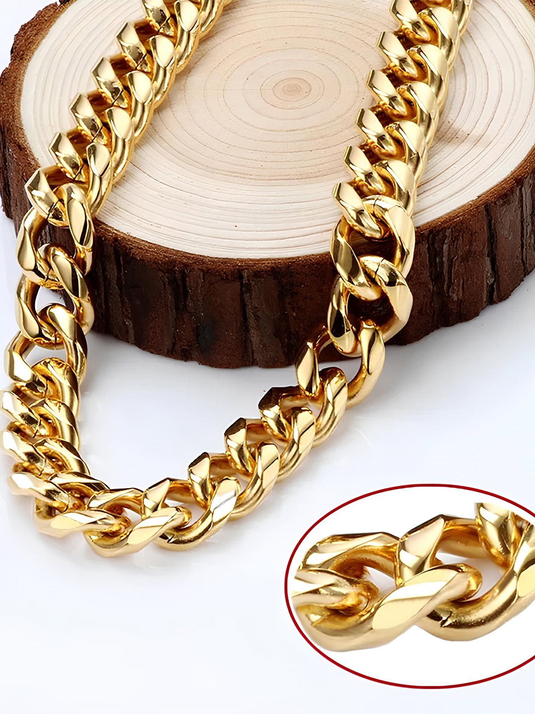 

KARISHMA KREATIONS Unisex Gold-Toned Gold-Plated Chain