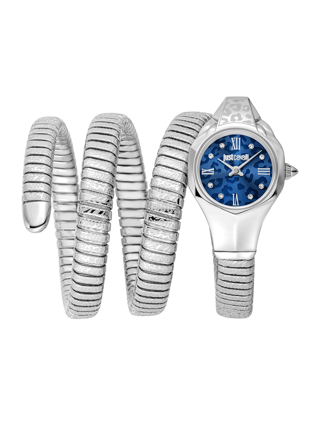 

Just Cavalli Women Round Stainless Steel Analogue Watch JC1L271M0015, Blue