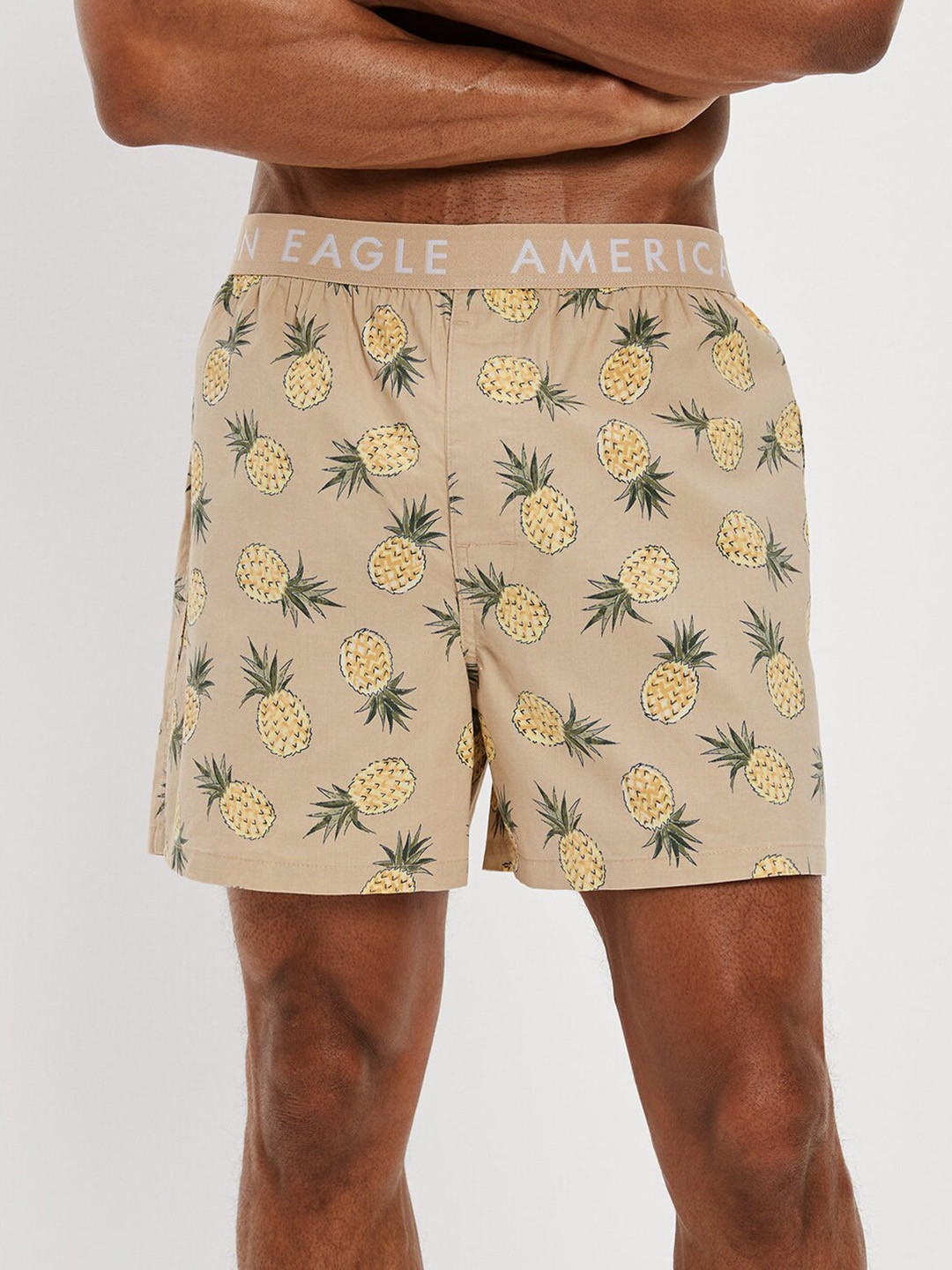 

AMERICAN EAGLE OUTFITTERS Printed Boxers WES0230027700, Beige