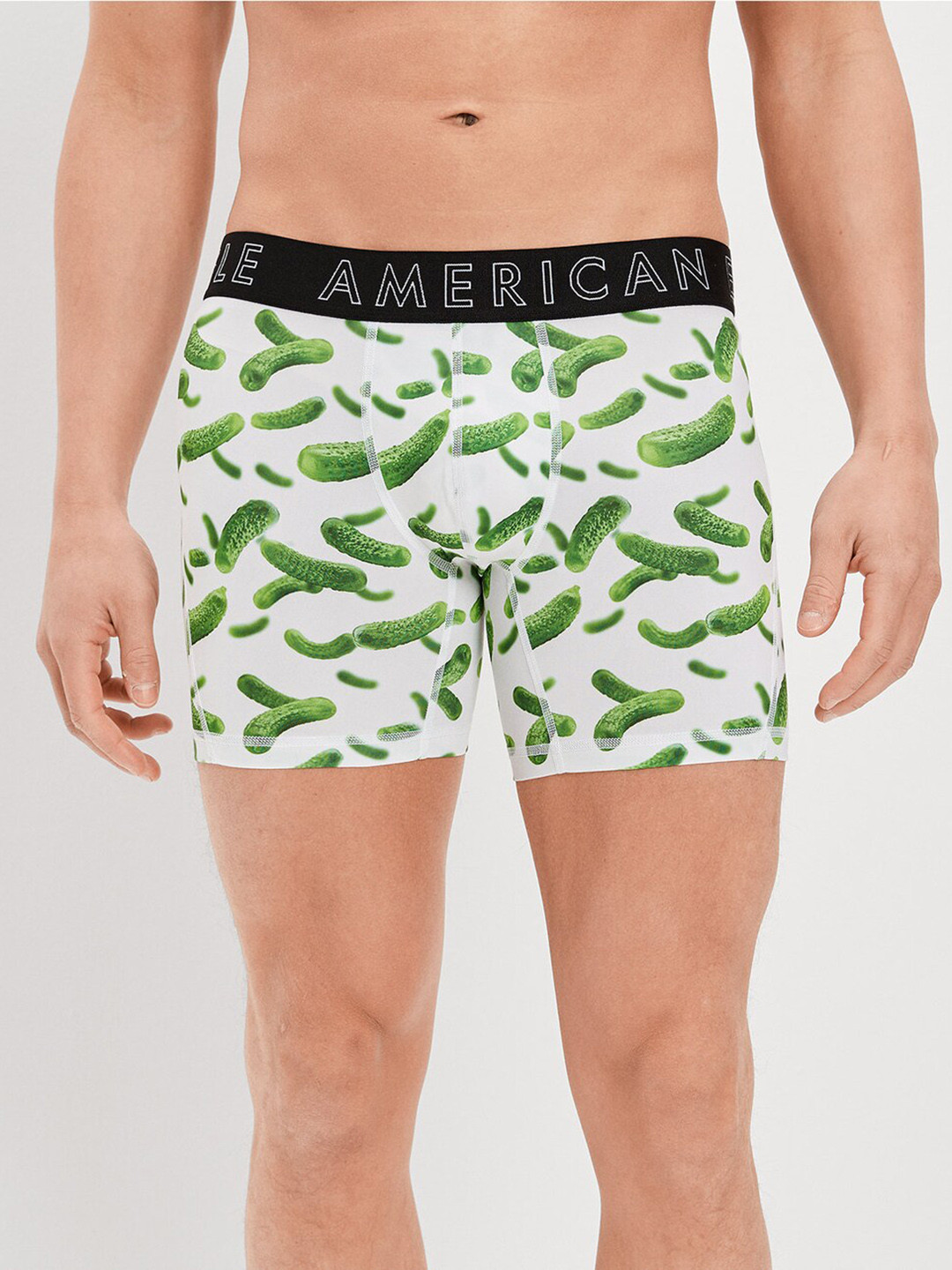 

AMERICAN EAGLE OUTFITTERS Printed Anti Microbial Boxer-Style Brief WES0233328100, White