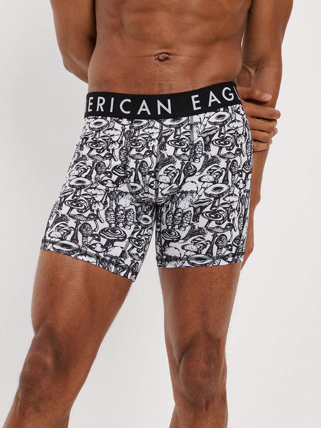 

AMERICAN EAGLE OUTFITTERS Printed Boxer Brief WES0233292001, Black