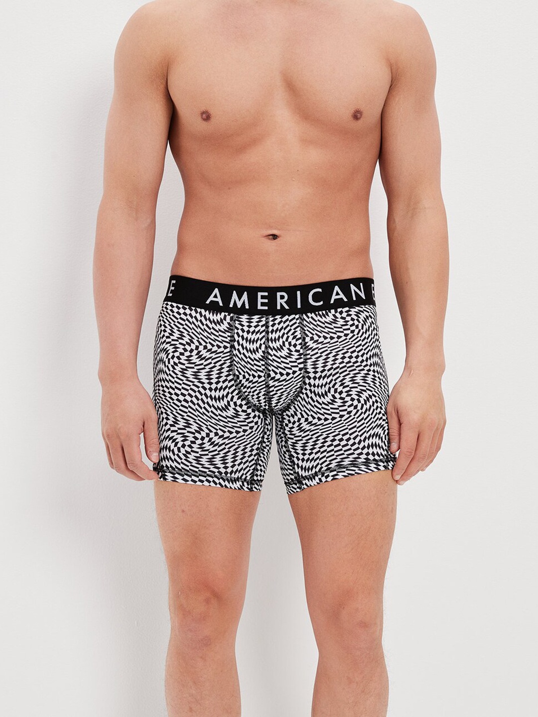 

AMERICAN EAGLE OUTFITTERS Printed Boxer Brief WES0233135100, Black