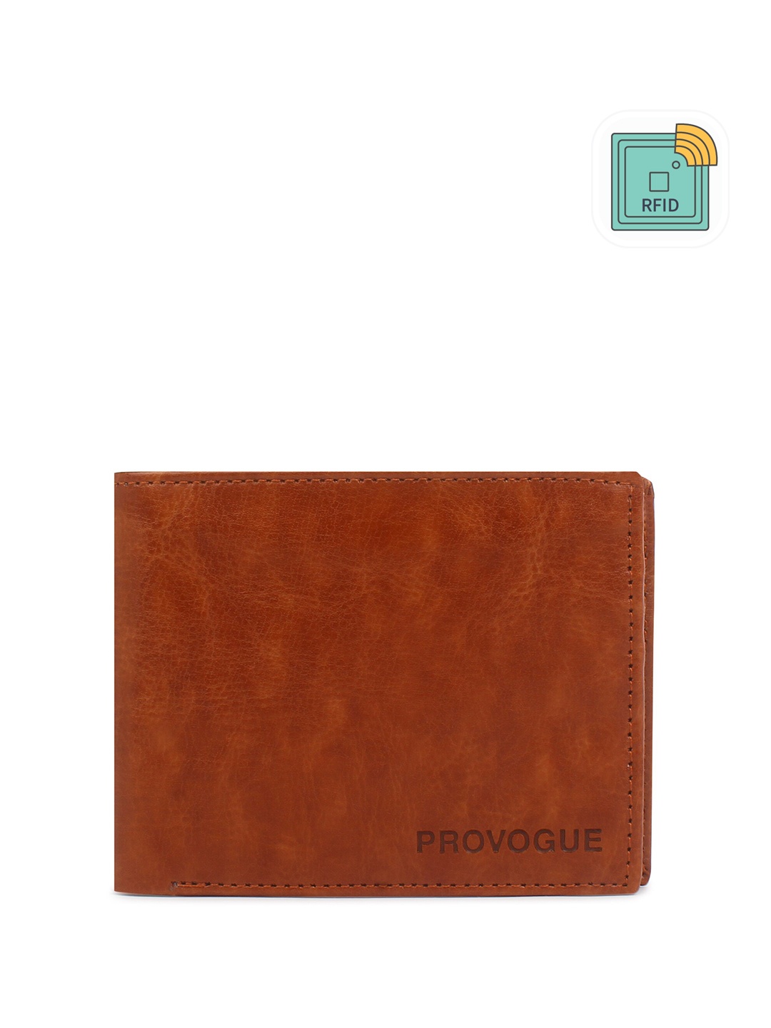 

Provogue Men Two Fold Wallet, Tan