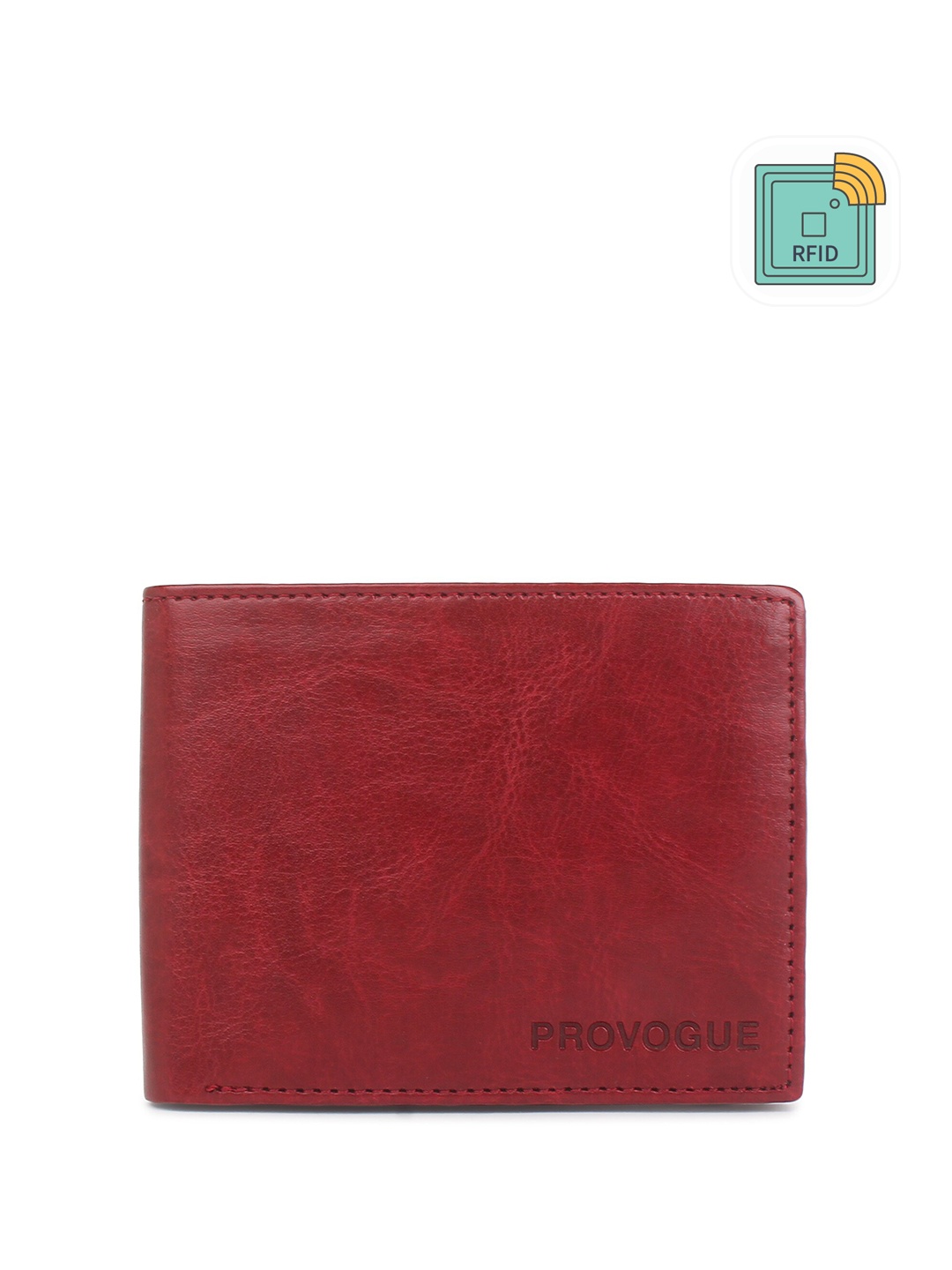 

Provogue Men Two Fold Wallet, Maroon