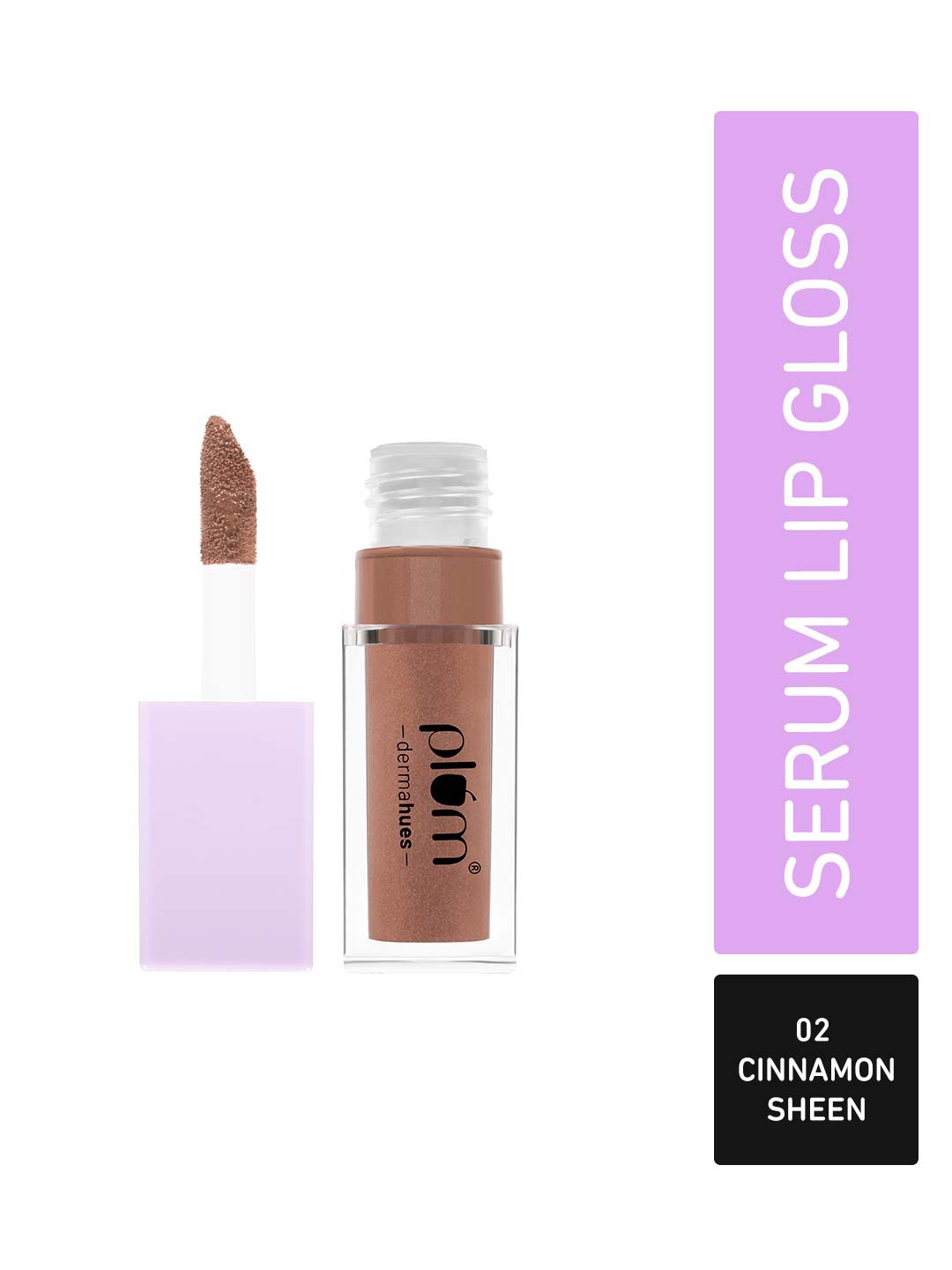 

Plum Keep It Glossy Serum Highly-Pigmented Lip Gloss 6.5ml - Cinnamon Sheen 02, Nude