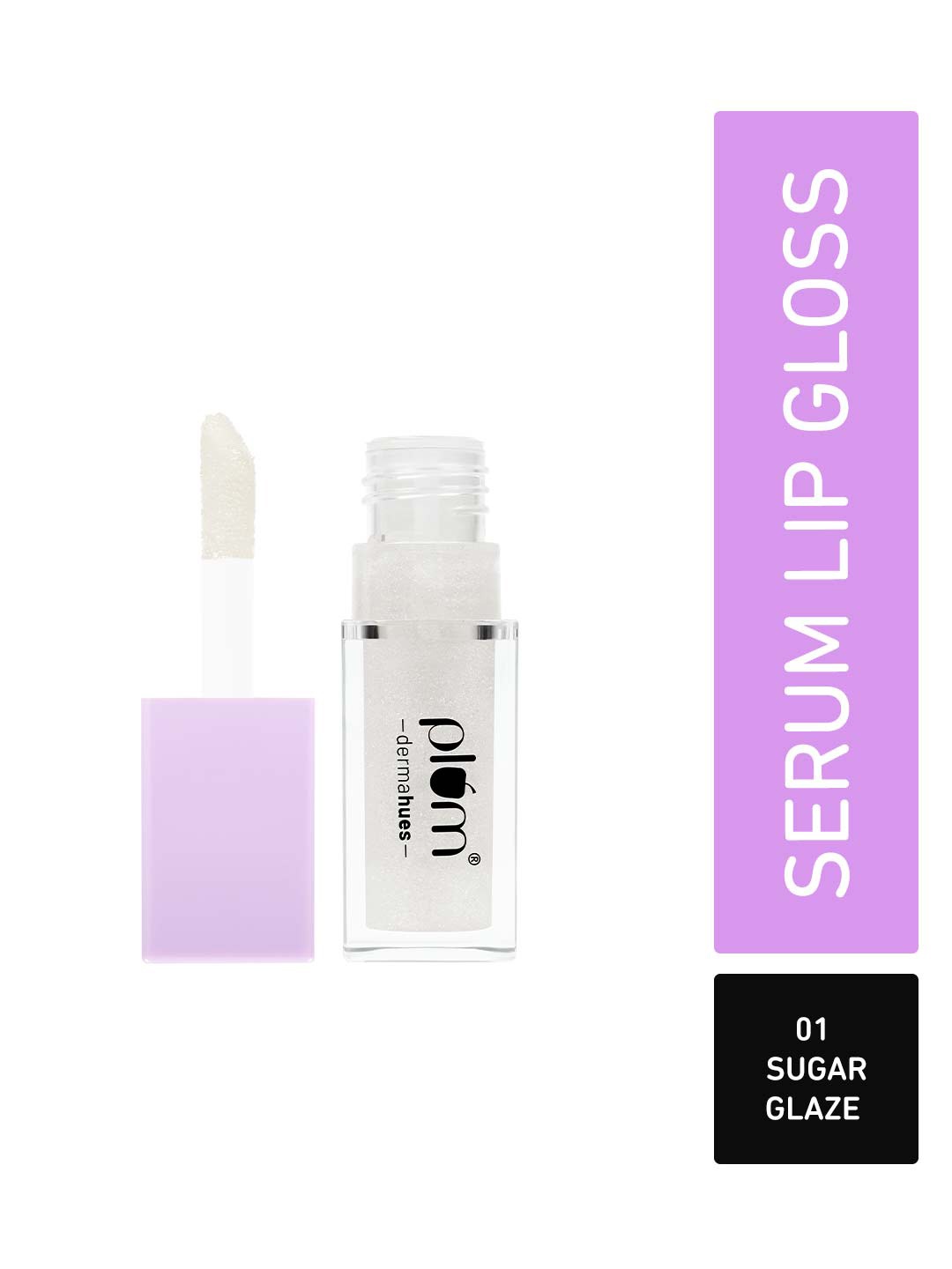 

Plum Keep It Glossy Serum Highly-Pigmented Lip Gloss 6.5ml - Sugar Glaze 01, Transparent