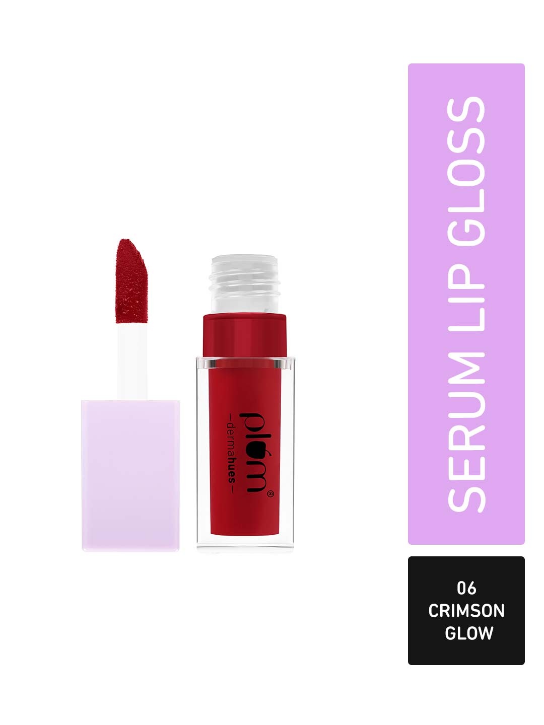 

Plum Keep It Glossy Highly Pigmented Serum Lip Gloss - Crimson Glow 06, Red