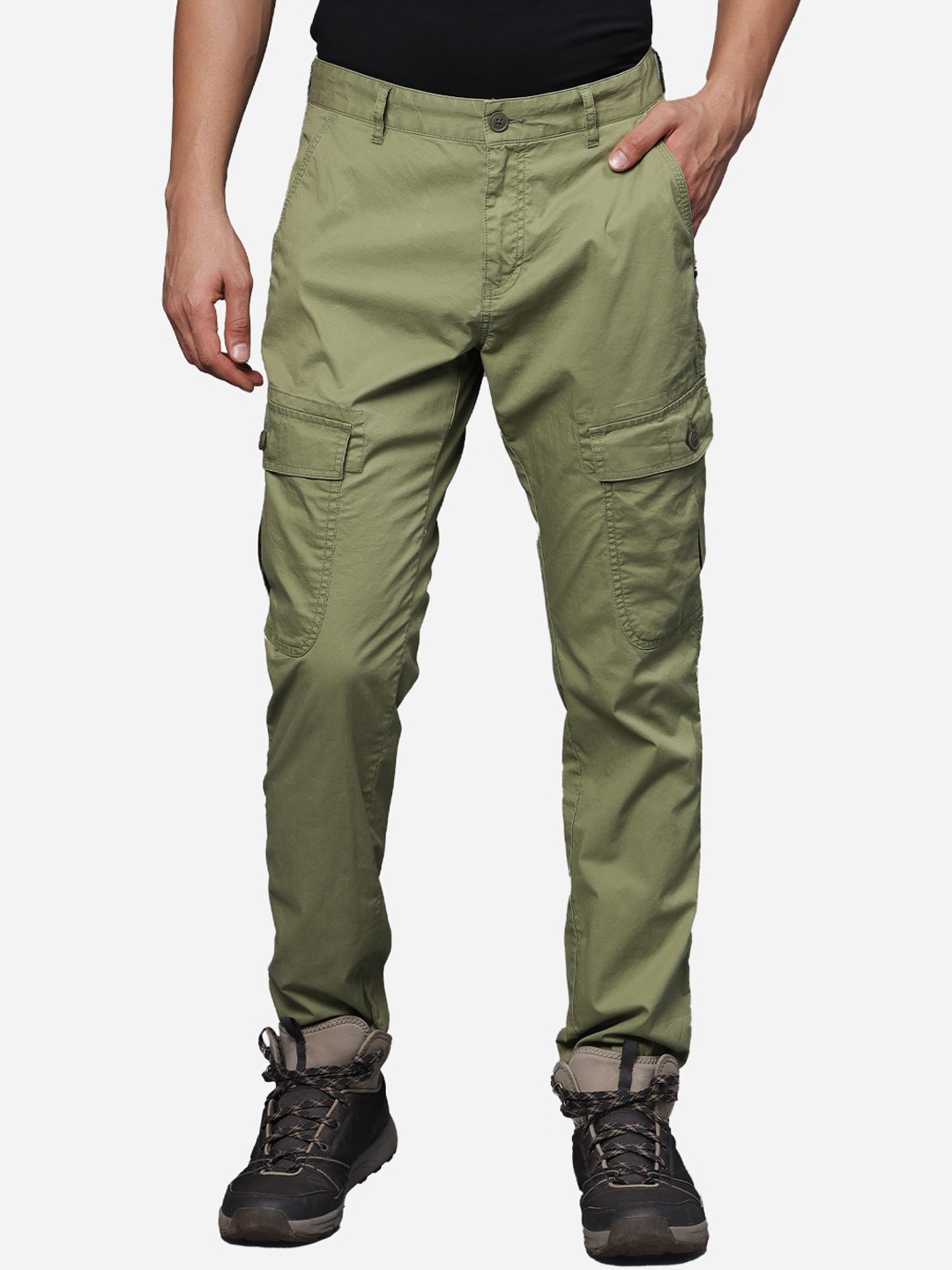 

t-base Men Smart Cargos Trousers, Olive