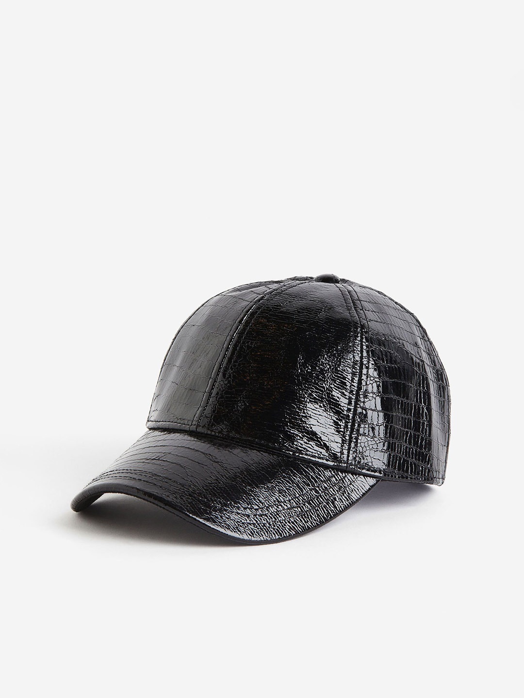 

H&M Women Coated Cap, Black