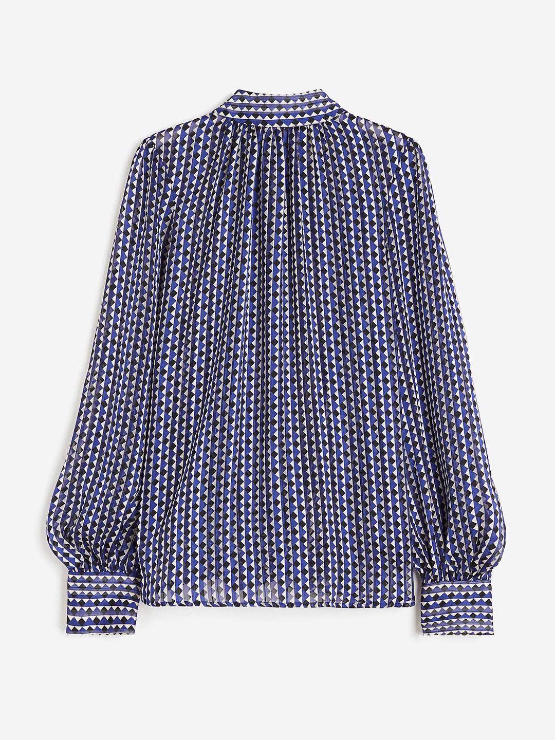 

H&M Patterned Blouse, Blue