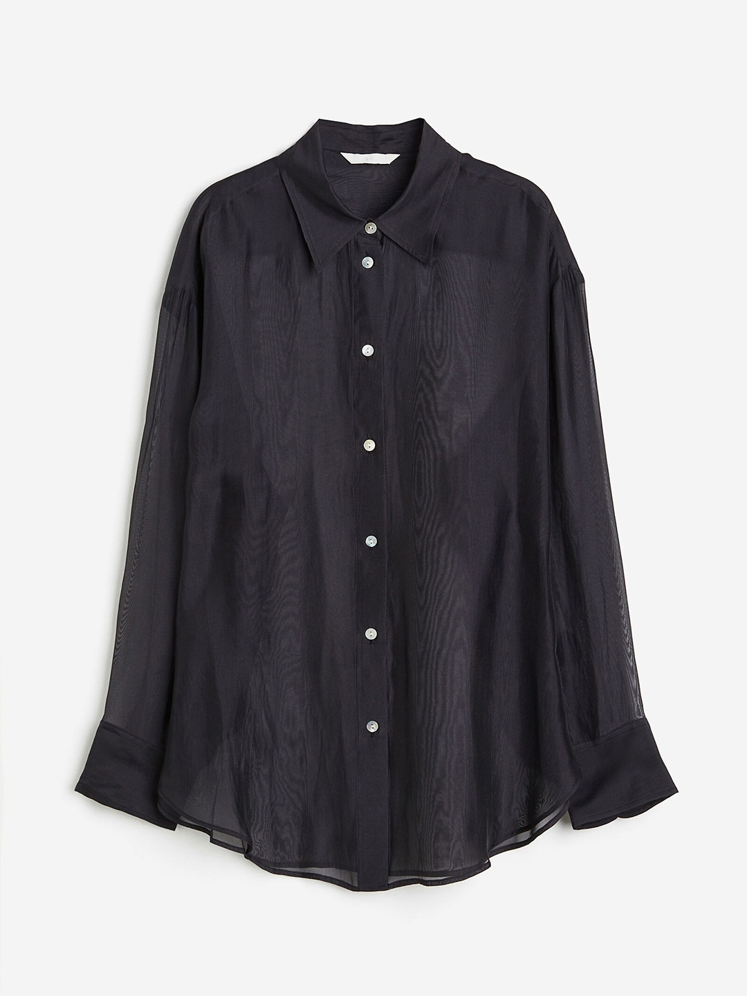 

H&M Sheer Blouse, Black