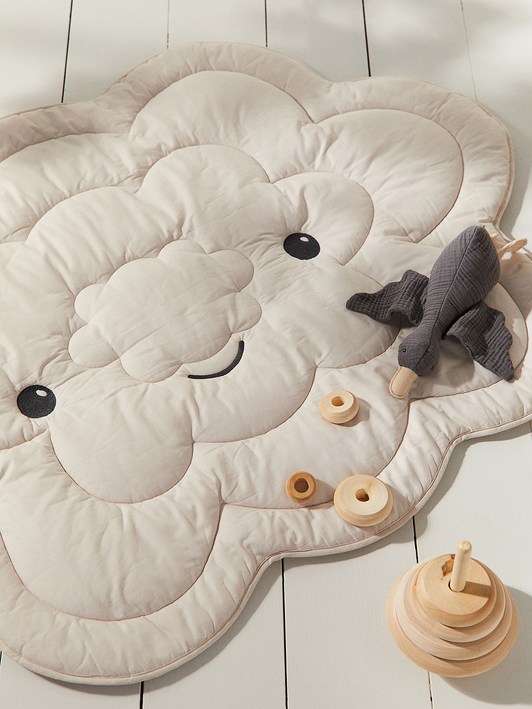 

H&M Boys Cotton Baby Mat, Beige