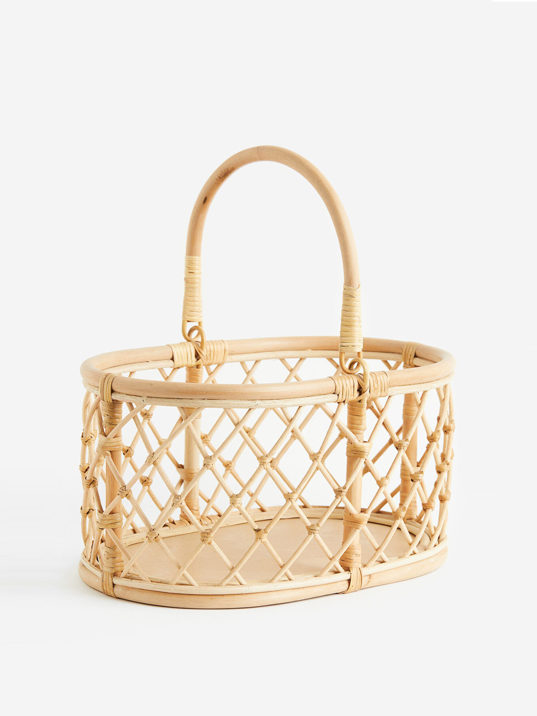 

H&M Beige Rattan Picnic Basket