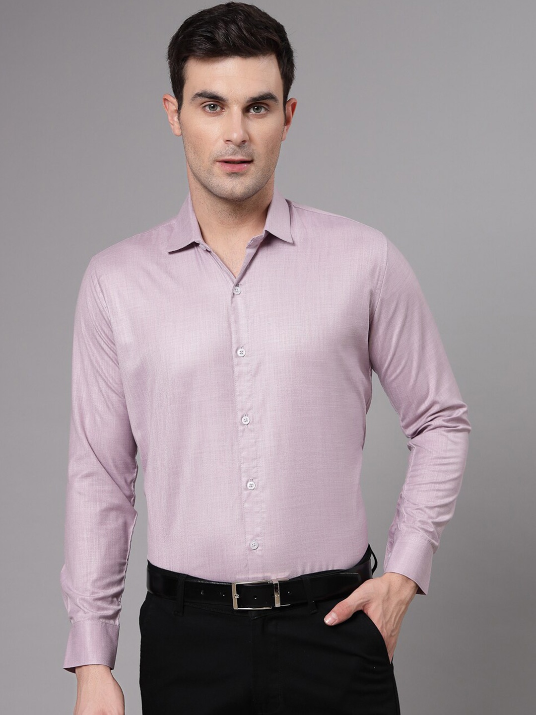 

Molly & Michel Slim Fit Cotton Formal Shirt, Purple