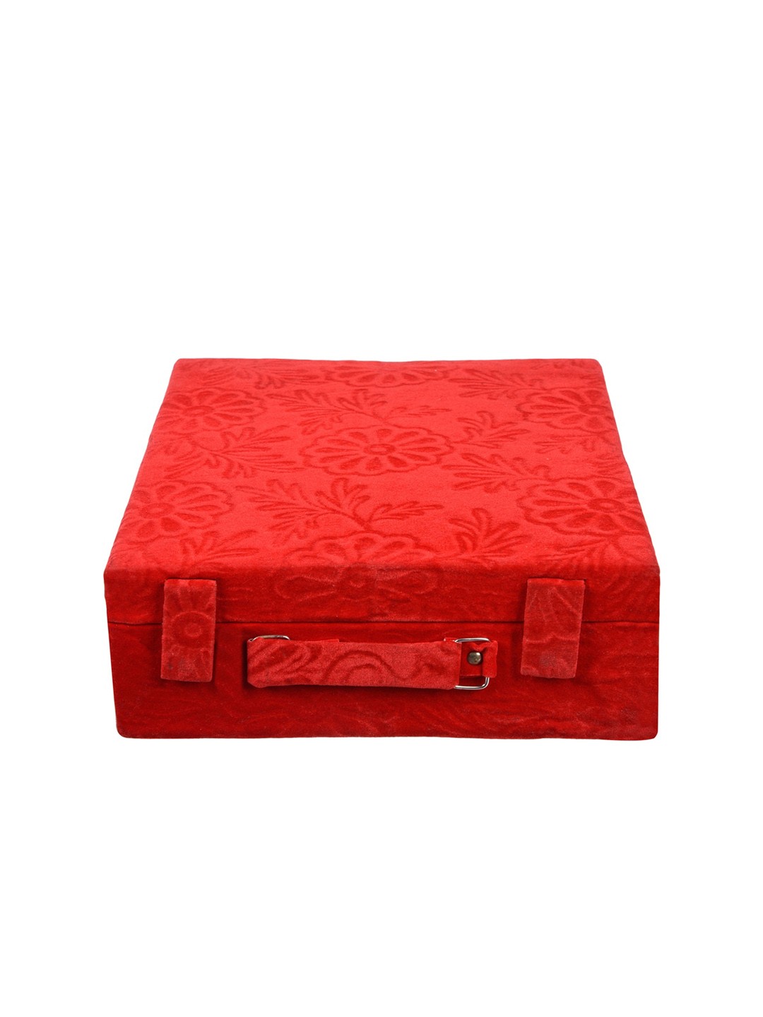 

Kuber Industries Red Self-Design Bangle Organizer