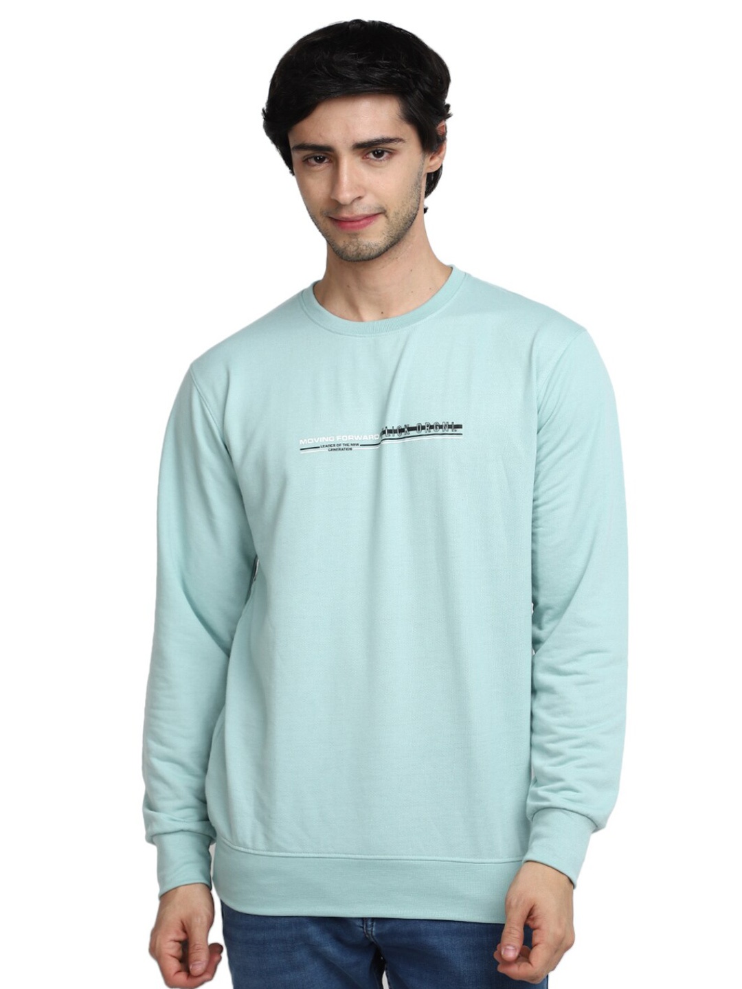 V-Mart Long Sleeves Cotton Slim Fit T-shirt, Green