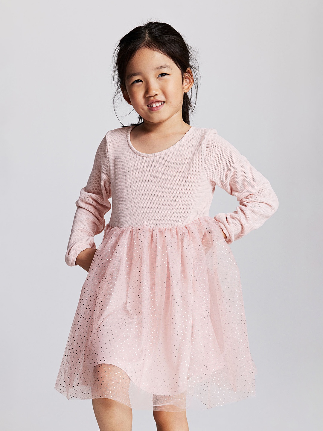 

H&M Girls Tulle Skirt Dress, Pink