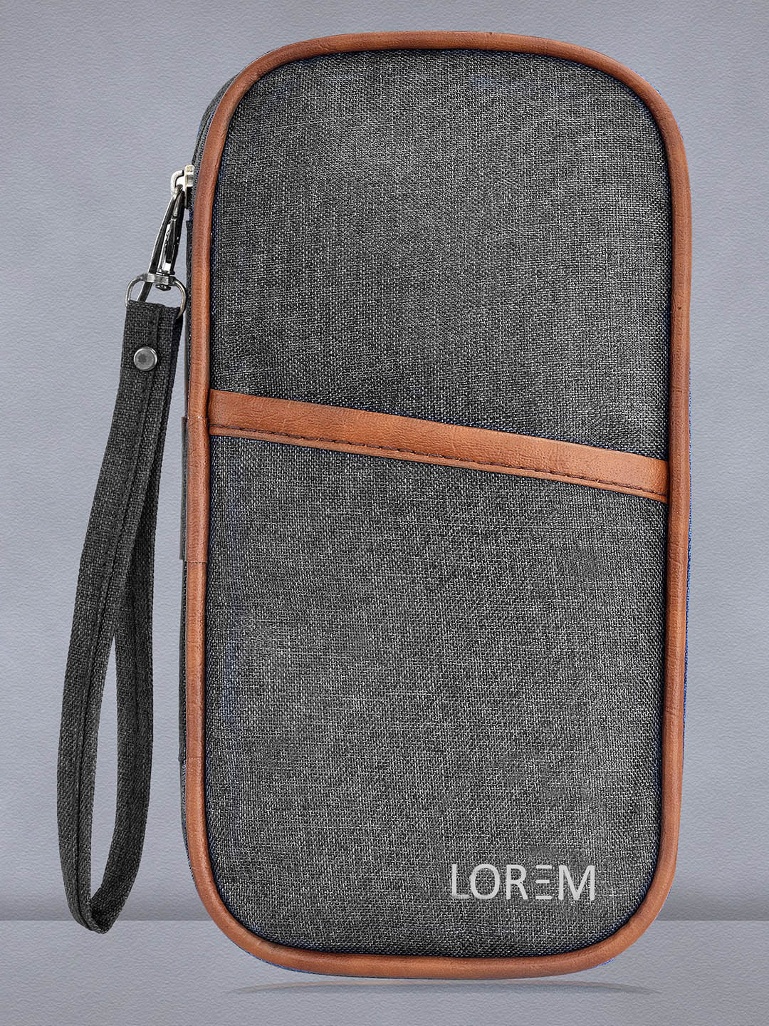 

LOREM Rectangular Organizer Pouch, Grey