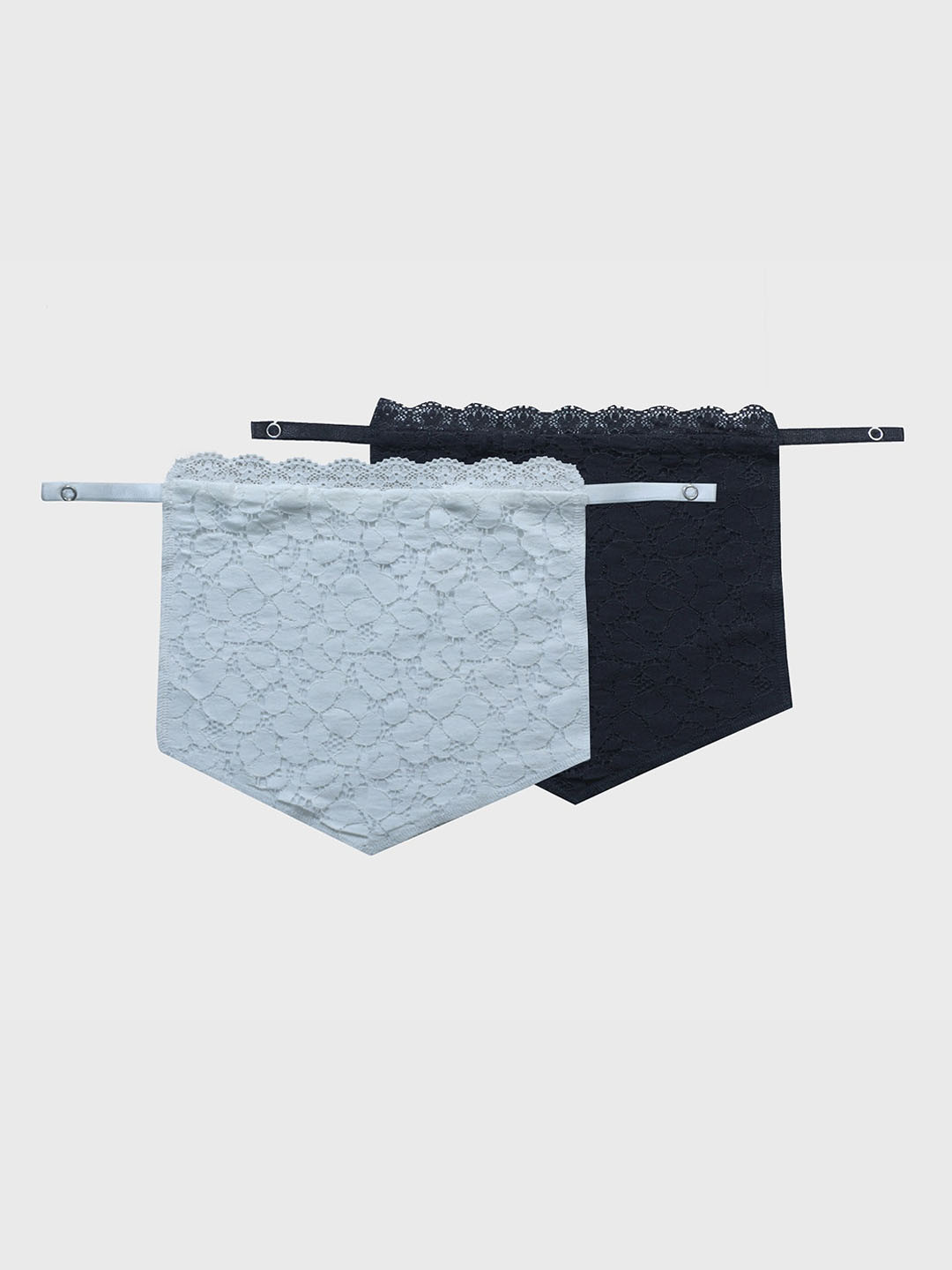 

Espresso Pack Of 2 Self-Design Cotton Camisoles Bra, Black
