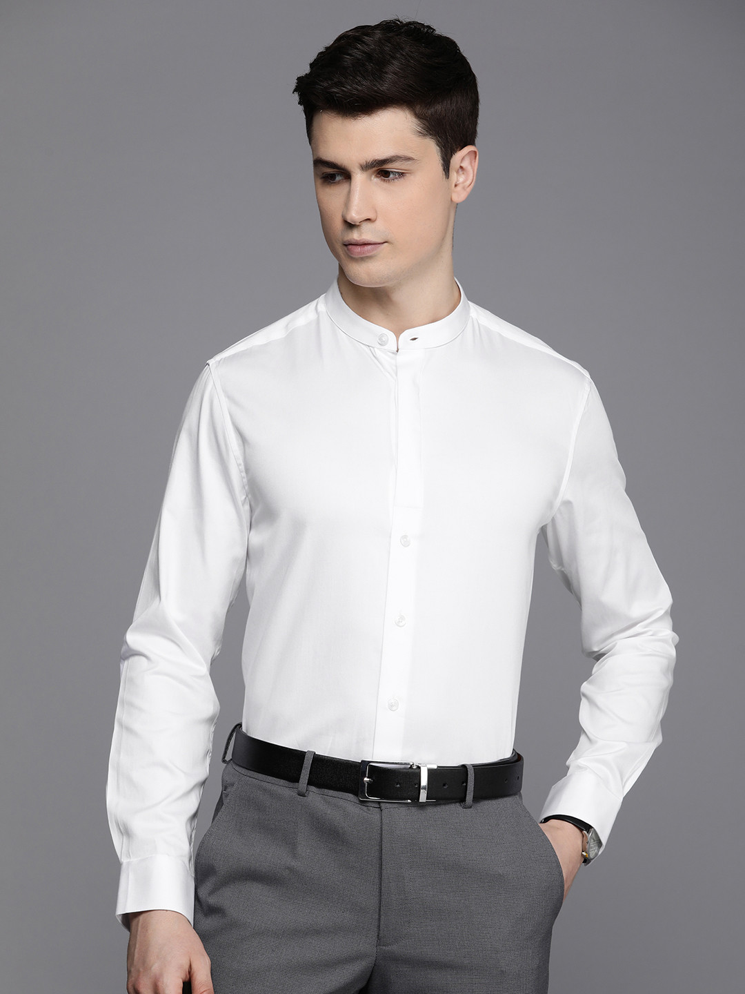 

Louis Philippe Slim Fit Pure Cotton Formal Shirt, White