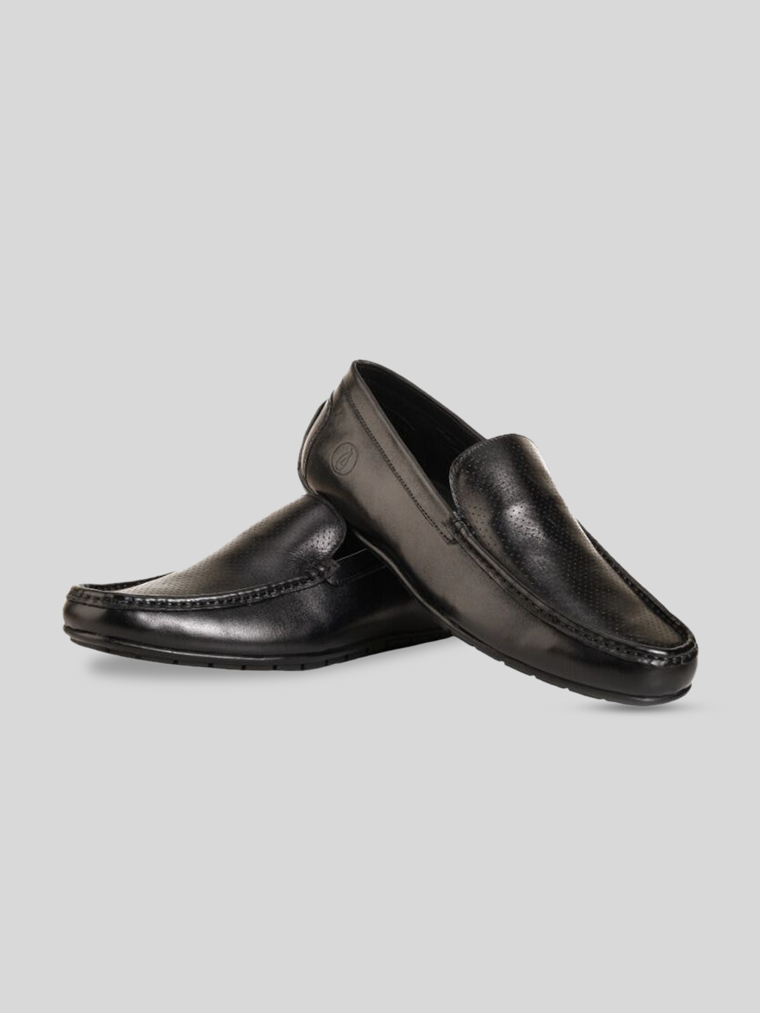 

Jack Rebel Men Perforated Formal Loafers, Black