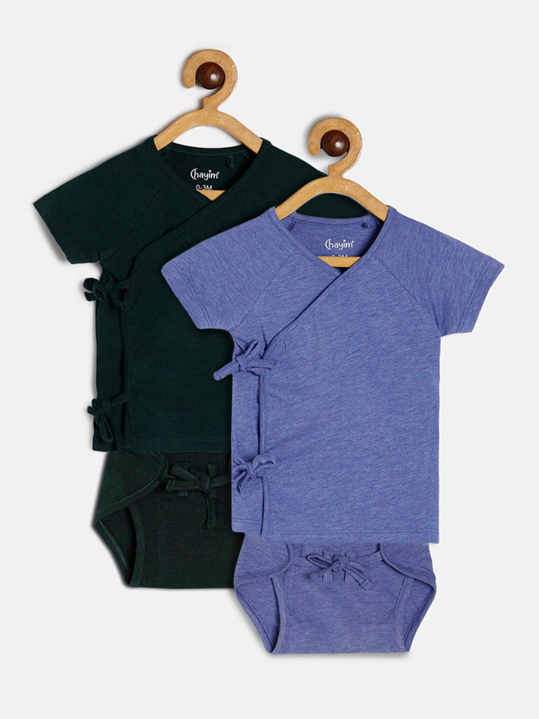 

BAESD Infants Pack Of 2 Top & Nappy, Blue