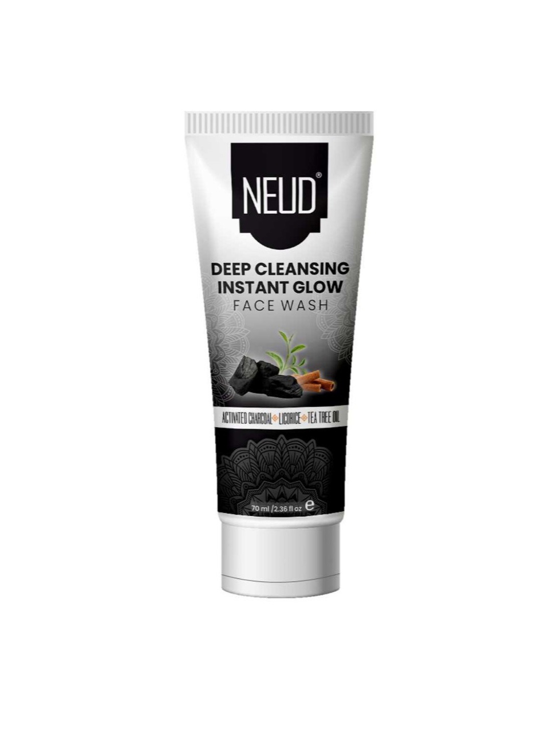 

NEUD Deep Cleansing Instant Glow Face Wash, Black