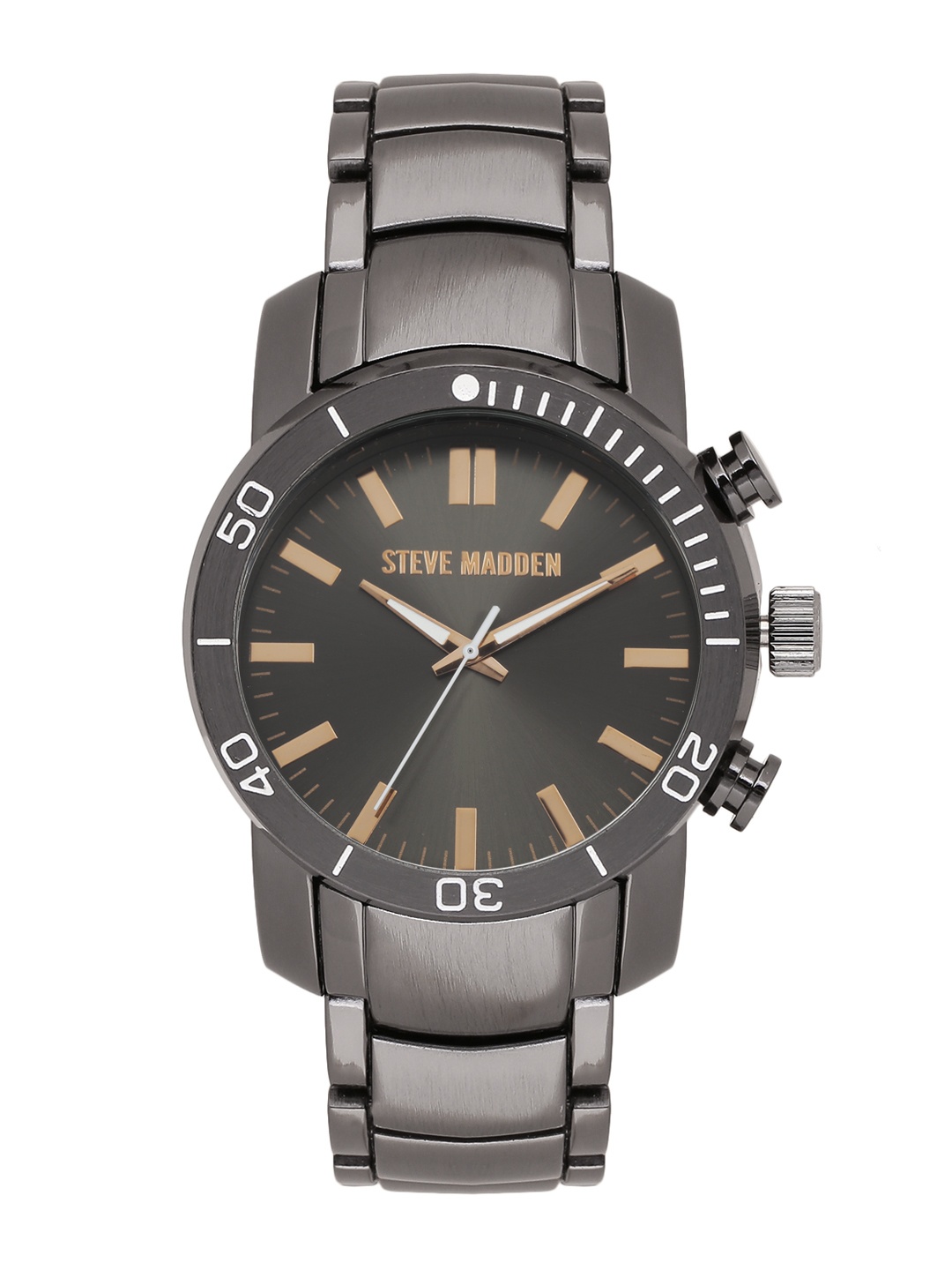 

Steve Madden Women Gunmetal-Toned Analogue Watch SMW096Q-GU, Metallic