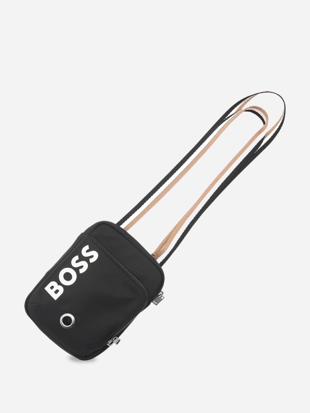 

BOSS Structured Sling Bag, Black