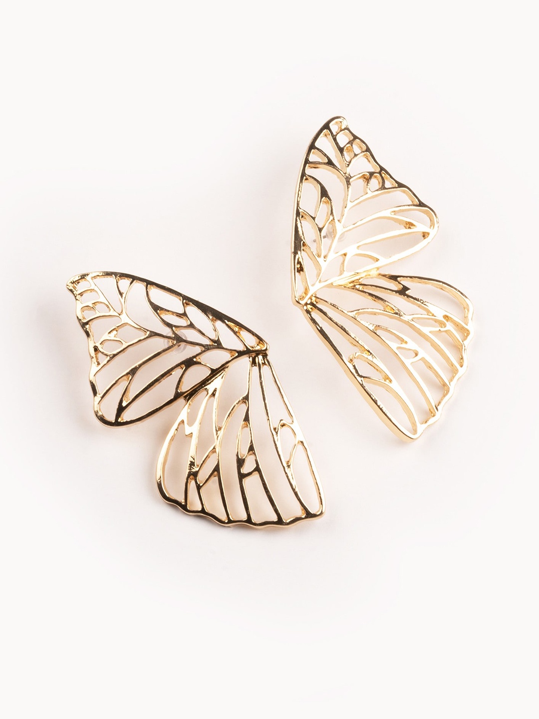 

Krelin Gold Plated Butterfly Wings Studs Earrings