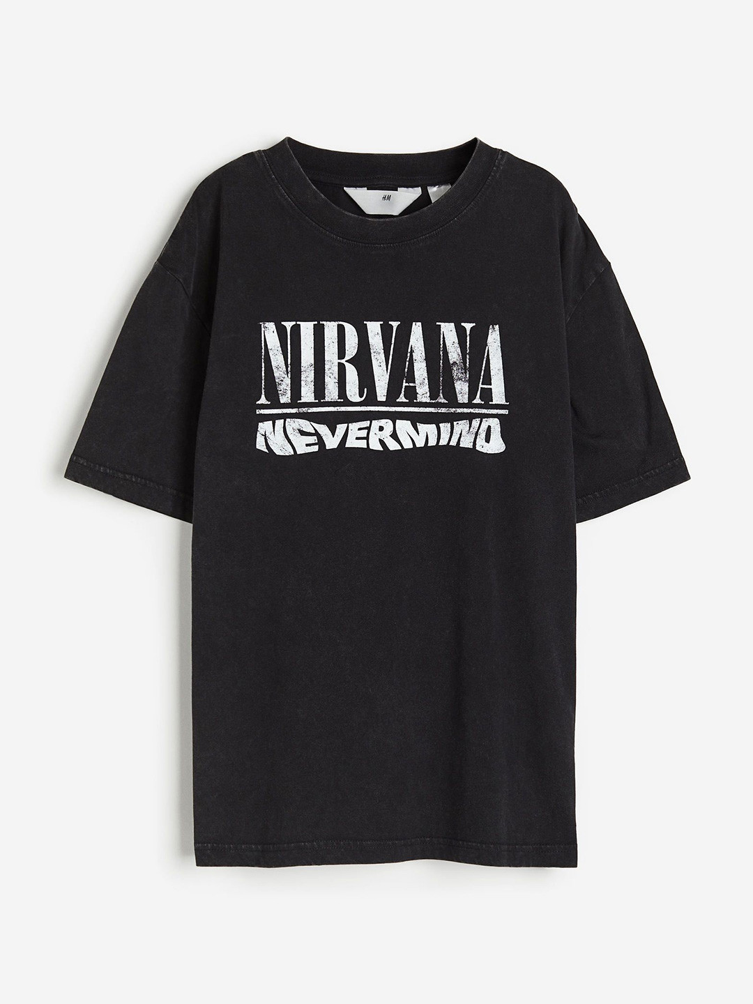 

H&M Boys Pure Cotton Printed T-Shirt, Black