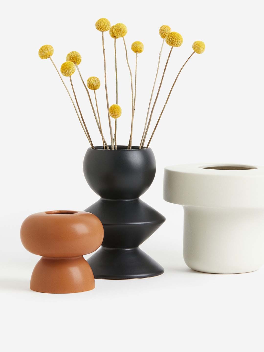 

H&M Black Small Stoneware Vase