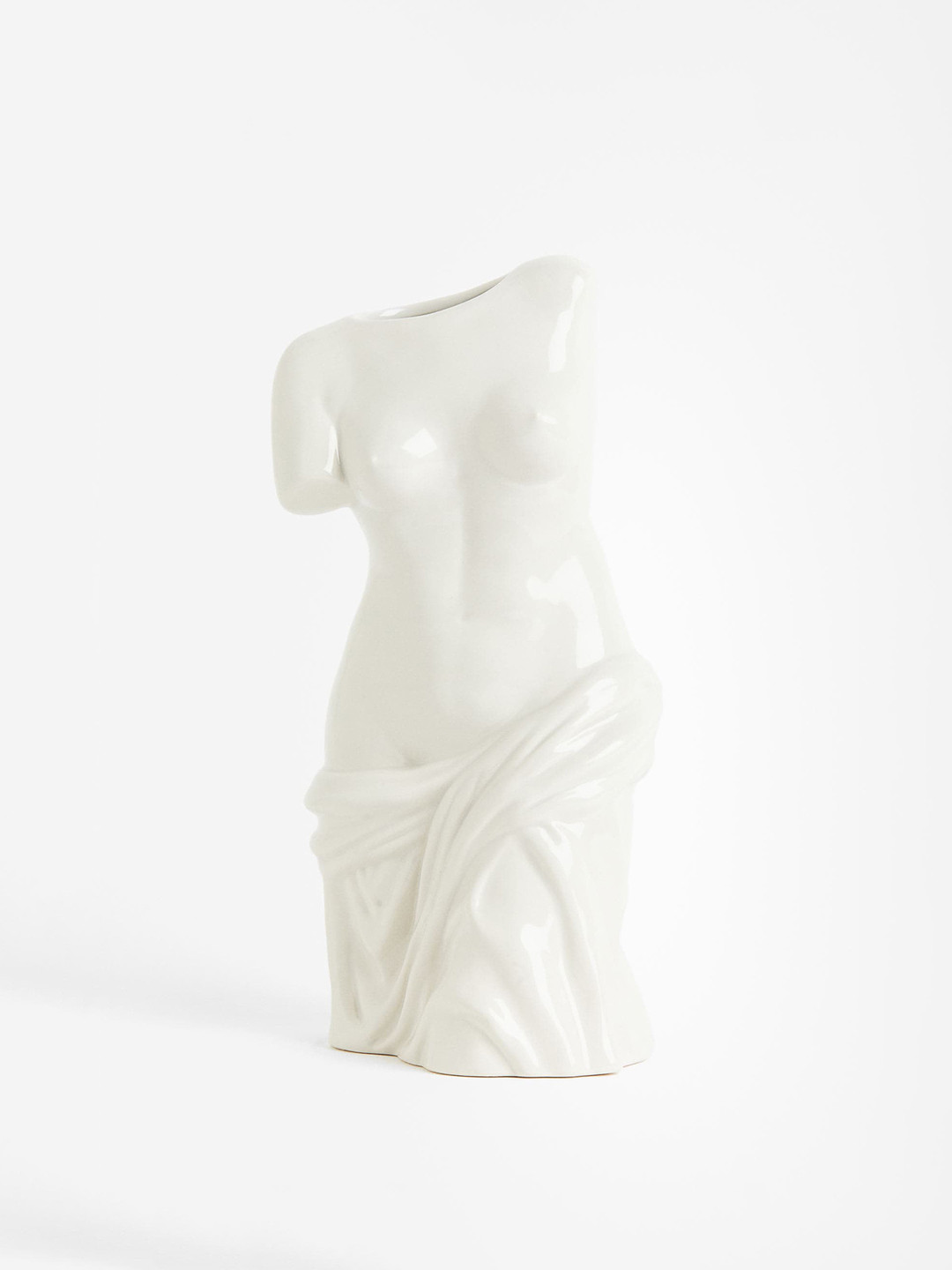 

H&M White Stoneware Vase