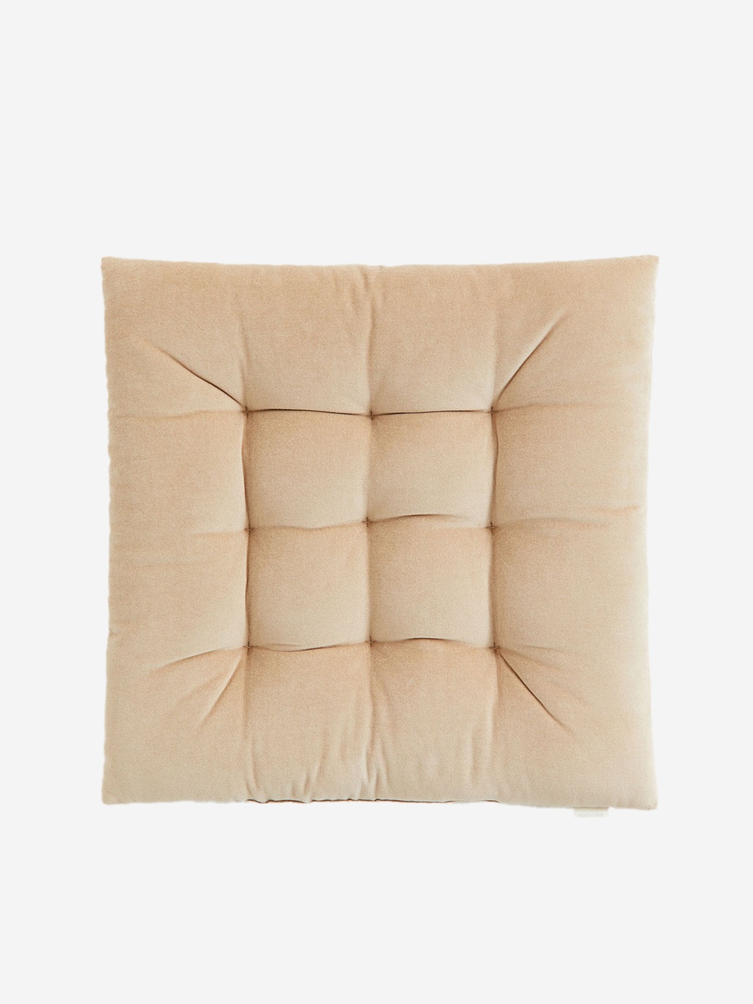 

H&M Beige Cotton Velvet Seat Cushion