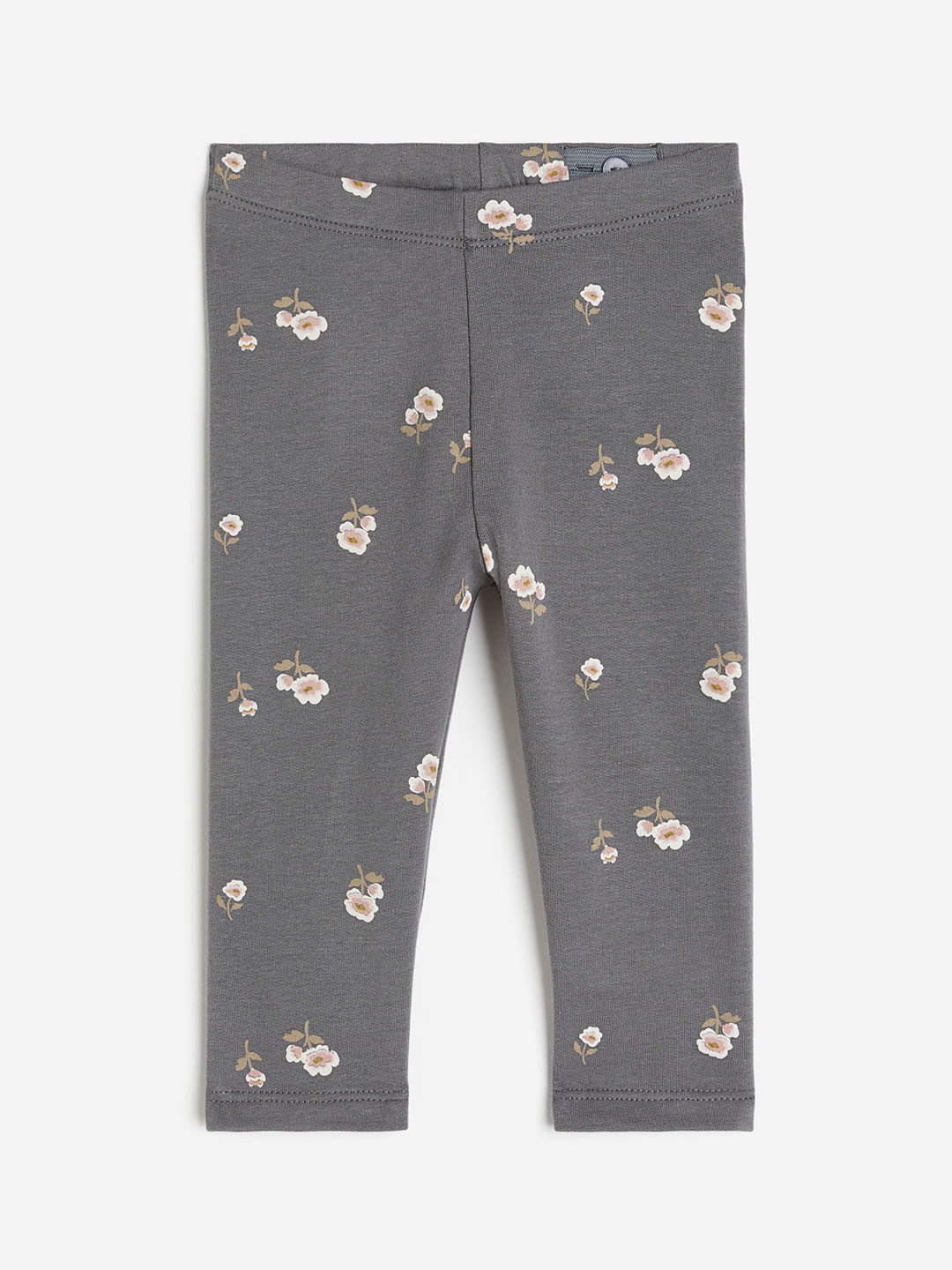 

H&M Girls Brushed-Inside Leggings, Grey