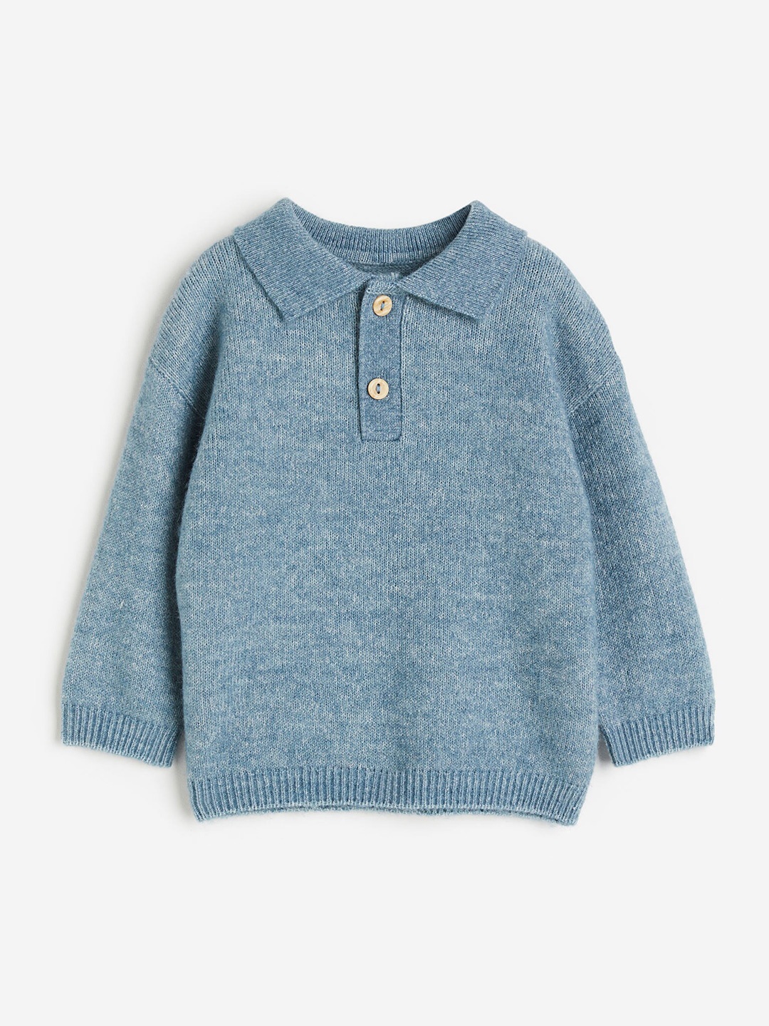 

H&M Boys Polo Jumper, Blue